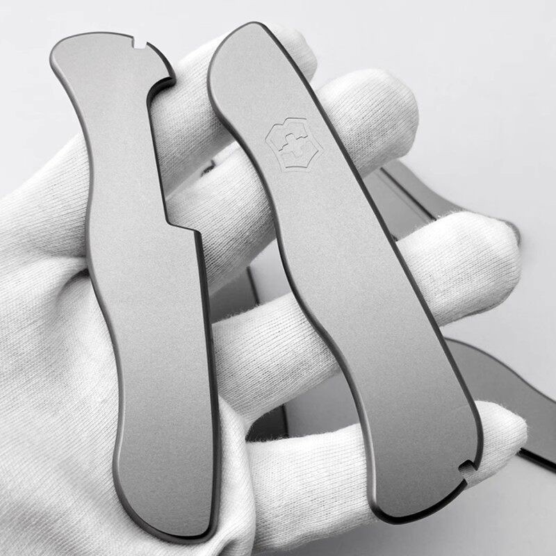 64g TC4 Titanium SAK Scales – Fits 111mm Victorinox German Army, EDC Mod