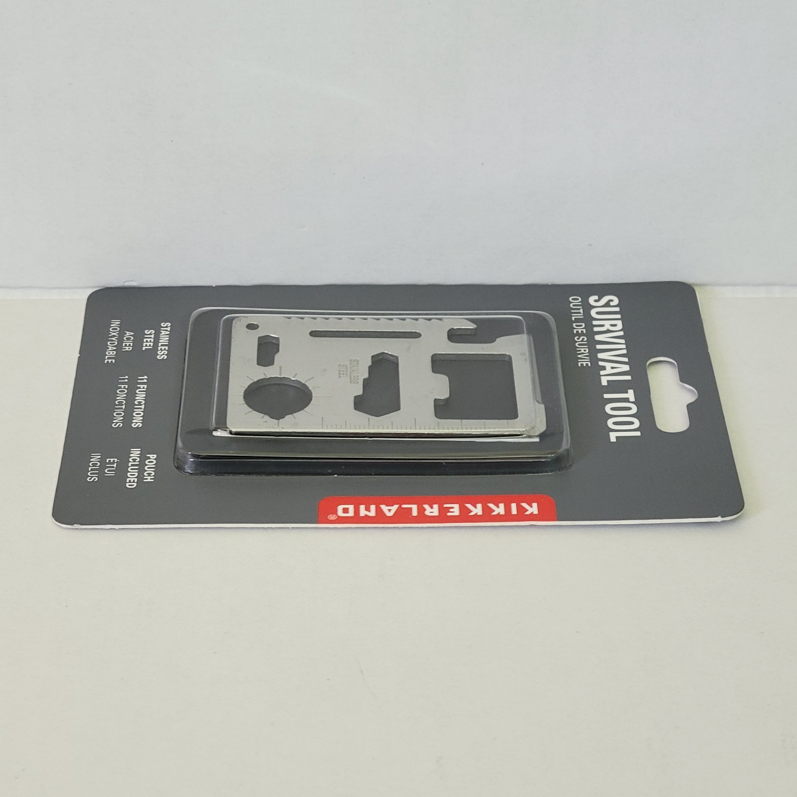 *NEW* Survival Multi-Tool Slim Card Pocket Wallet – 11 Function + Pouch