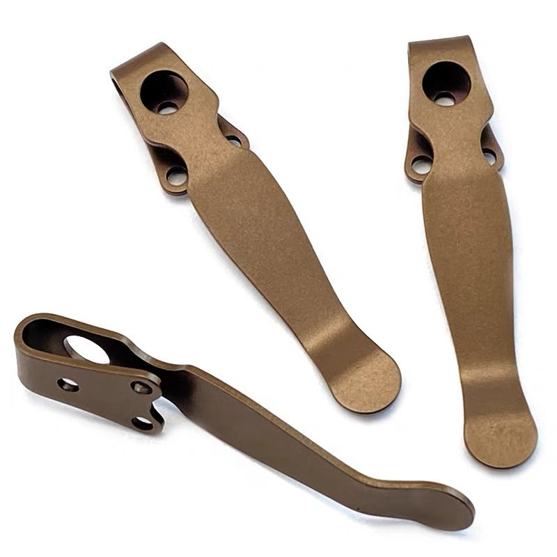 Titanium Deep Carry Pocket Clip for Spyderco Shaman C229 Knife Replacement
