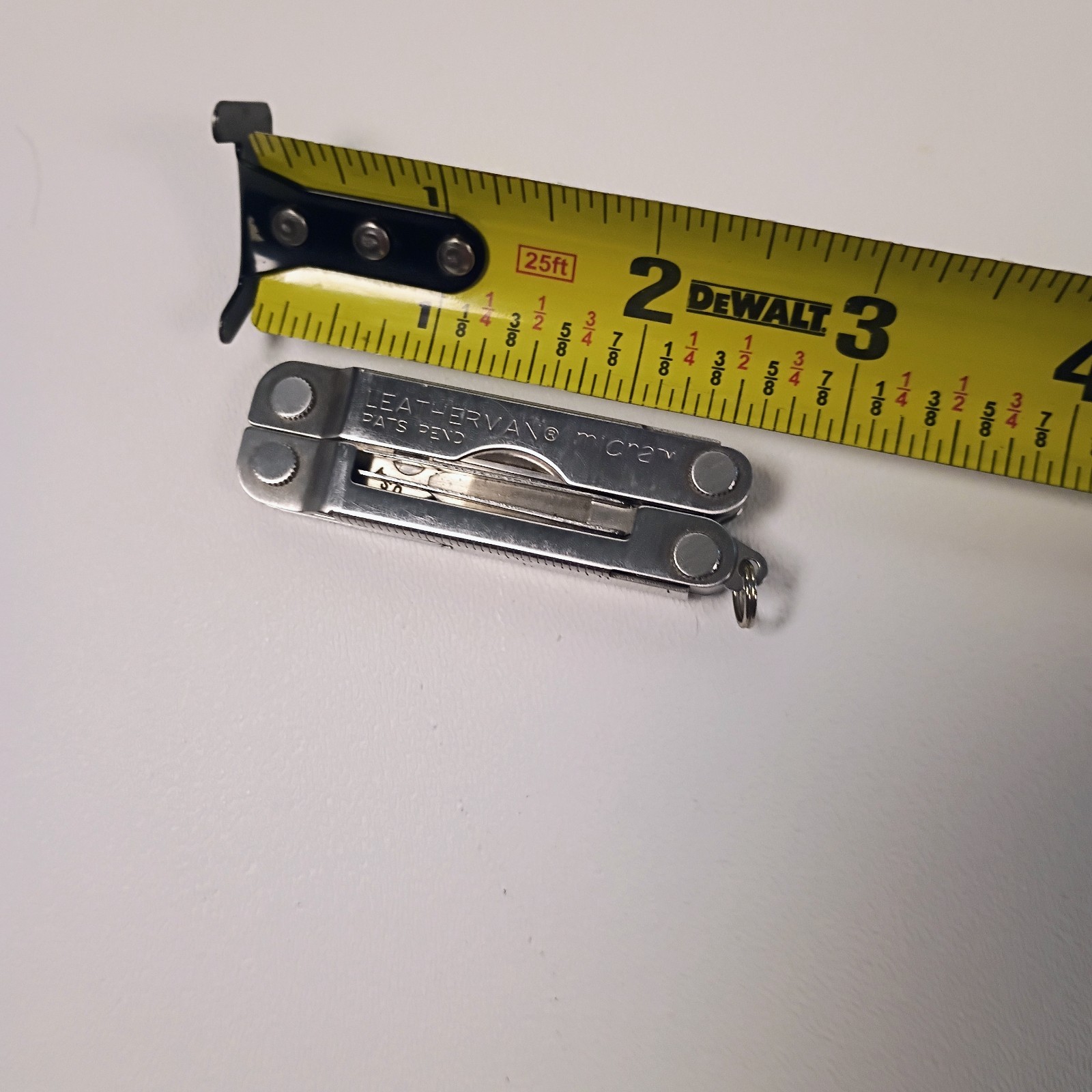 Leatherman Micra + 100% GENUINE Made in USA Exc. Condition Patent Pend Keychain