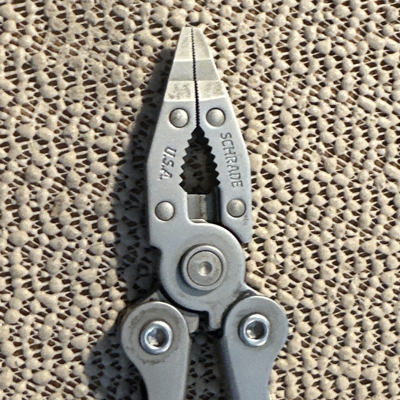Schrade Tough-Tool Multi-Tool Pliers Knife with Leather Sheath! Made In USA!!!