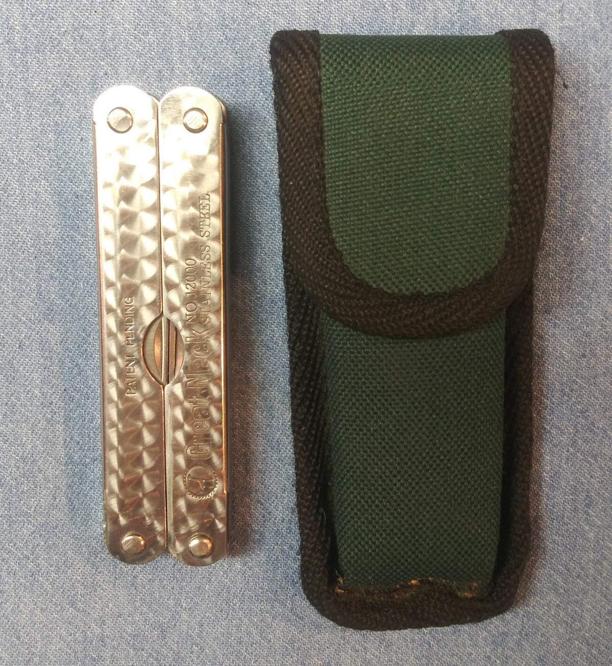 Vintage Great Neck No. 12000 Stainless Steel Utility Multi-Tool Pocket Knife
