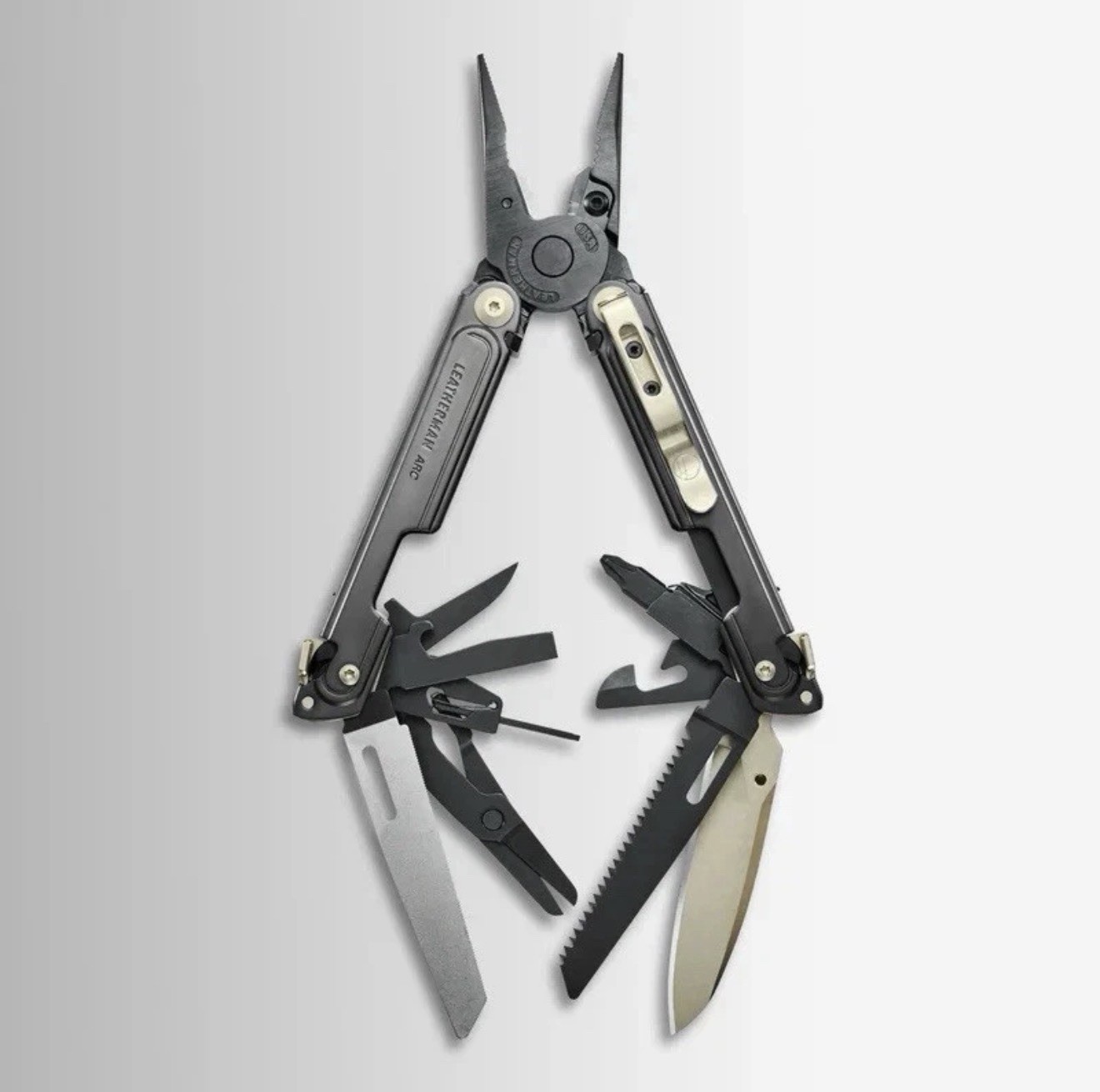 SEALED NEW Leatherman Arc Obsidian Multitool – Limited Edition w/Leather Sheath