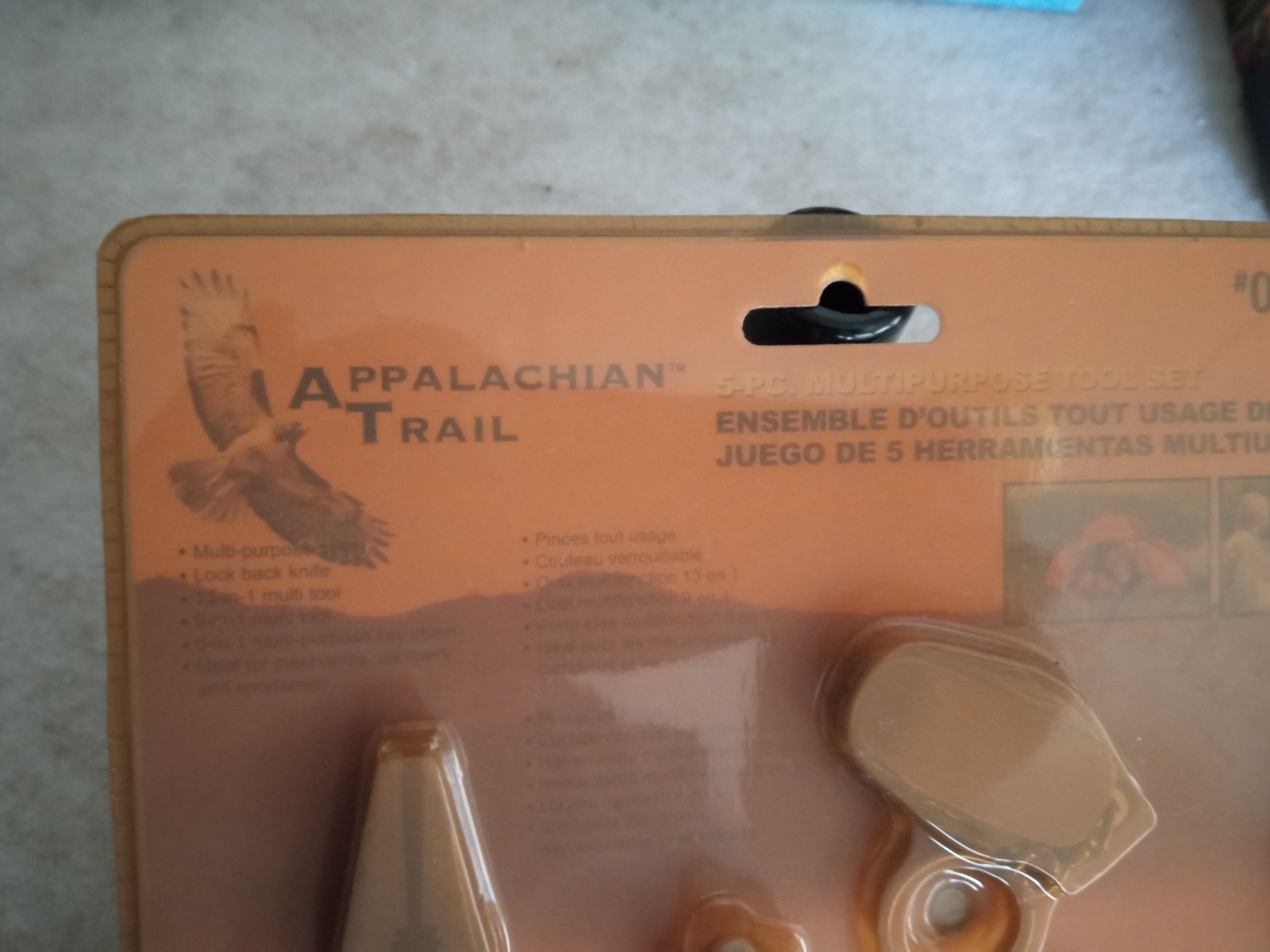 ..New ..Appalachian Trail,5 -pc Multi-Purpose Tool & Knife Set, Model #0503065