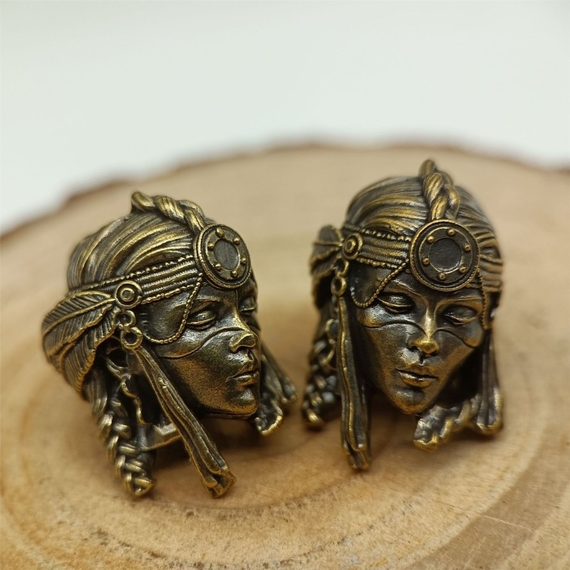 Tribal Female Soldier Lanyard Bead DIY Paracord Beads for Bracelets Pendants