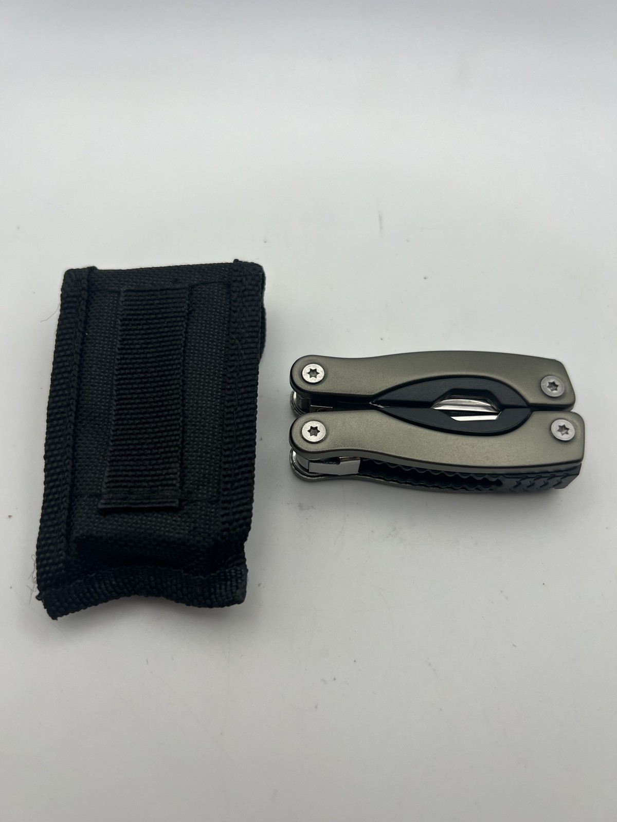 Cascade Multi Tool Pliers Pocket Knife With Sheath Stainless Steel Compact EDC