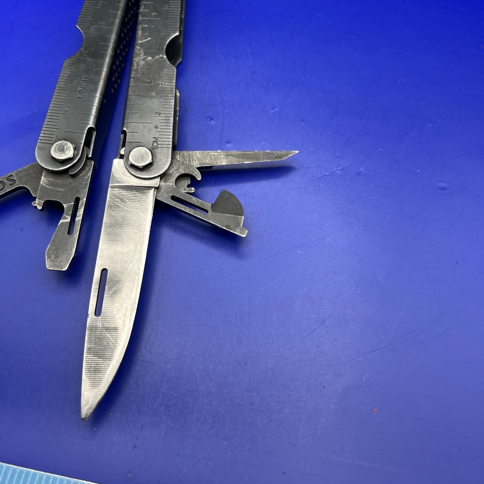 Vintage SOG Power Plier Multi Tool Black Oxide