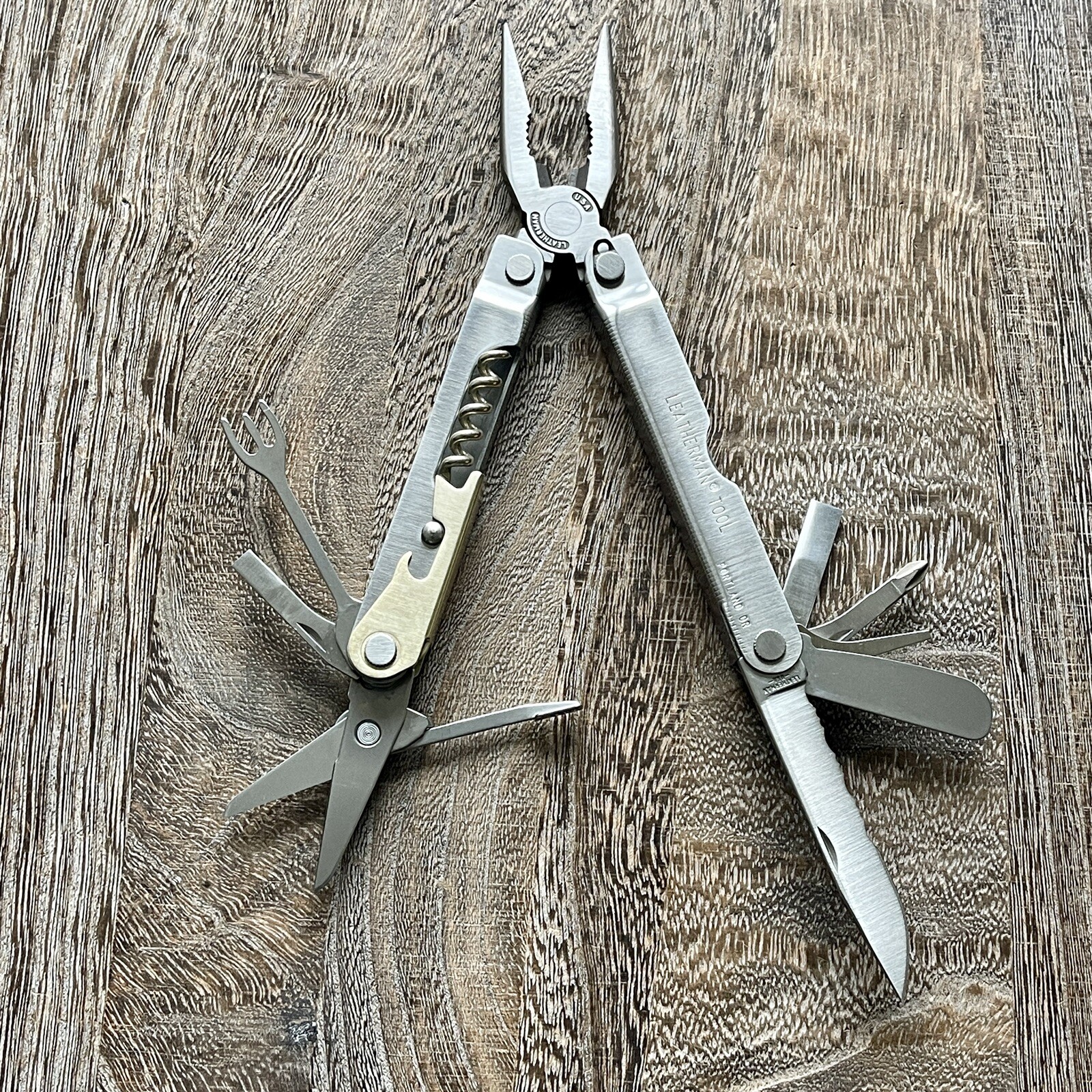 Collectible, New, Leatherman FLAIR multitool; Picnic/Sommelier Multi Plier