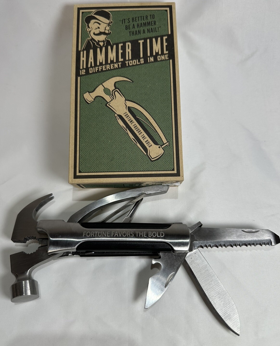 Trixie & Milo Hammer Multitool Knife Pliers File Wire Cutters Screwdriver & more