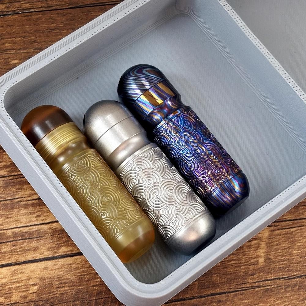 TC4 PEI Perfume Bottle Perfume Waterproof Medicine Pill Box Necklace Pendan