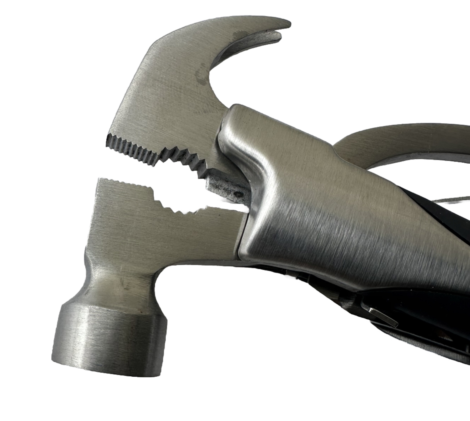 Stainless Multifunctional Hiking Outdoor Survival Tool Axe Hammer Plier Saw Cut