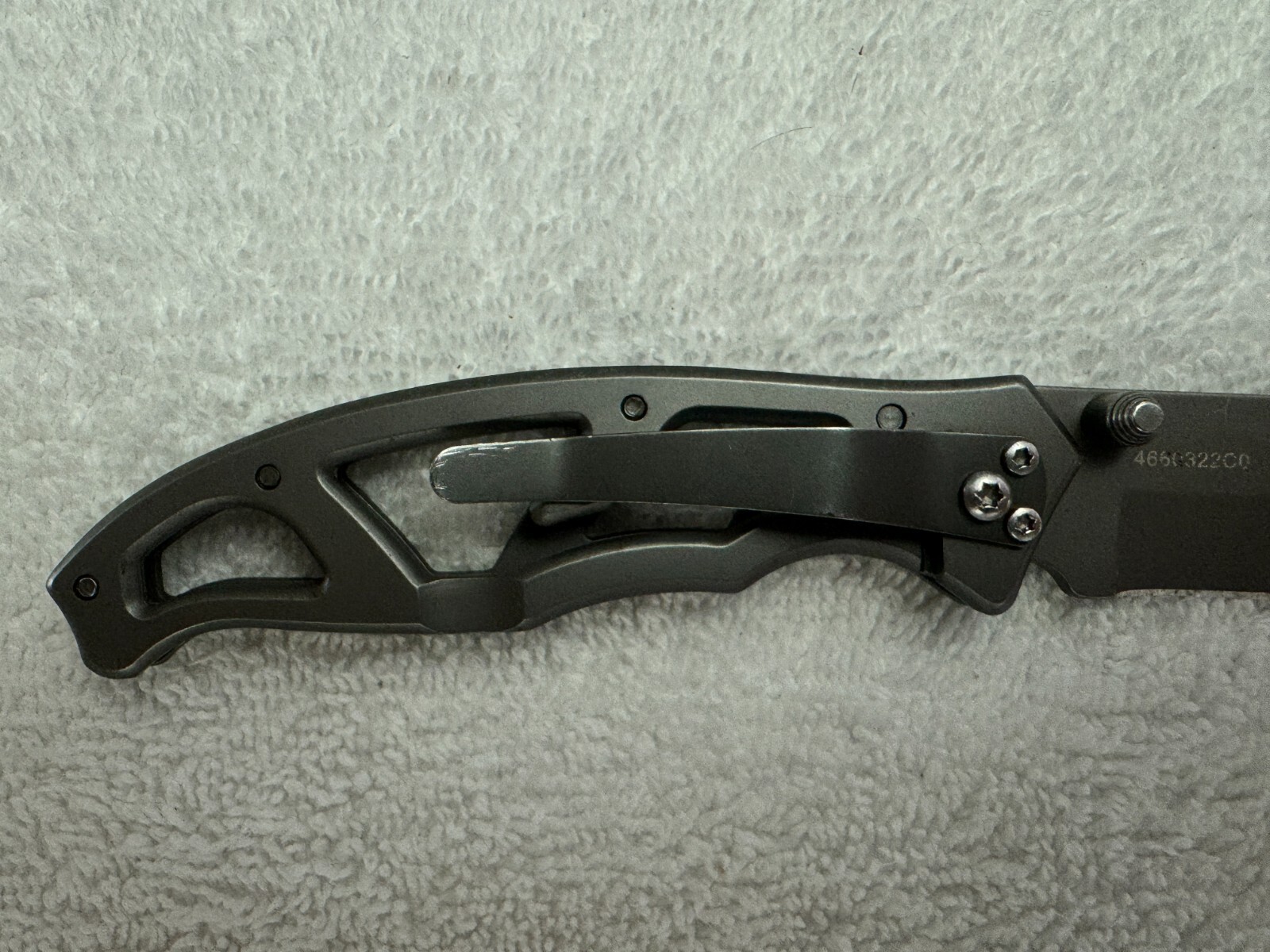 Gerber Gear Paraframe Knife and Blade Fine Edge Gray