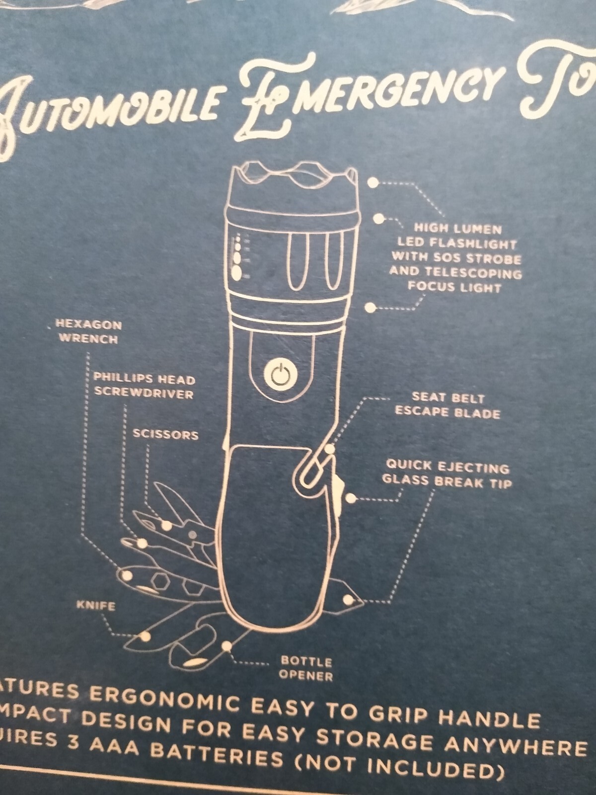 Adventure is Out There Automobile Emergency Multi-Tool, Brand New