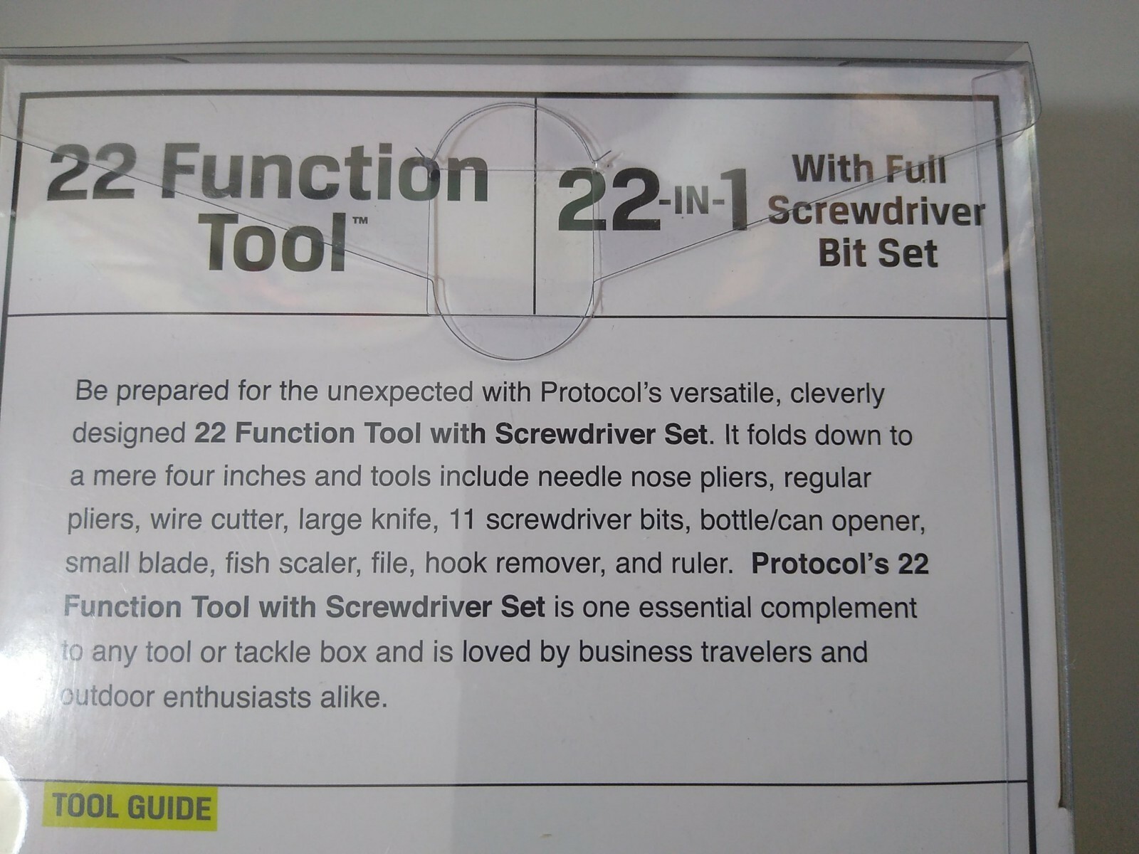 NEW Protocol 22 Function Compact Multi Tool/Screwdriver Set Home Office Outdoor