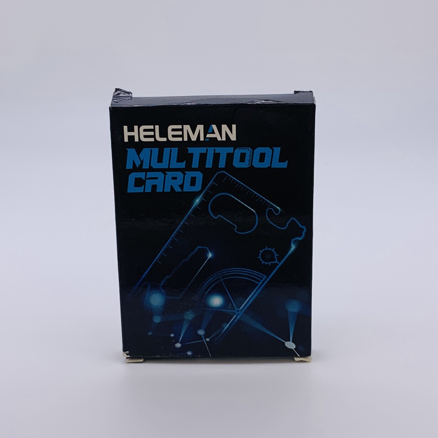 Heleman 19 in 1 Tools Multi Tool Metal Card Model RZ001 Black – Open Box