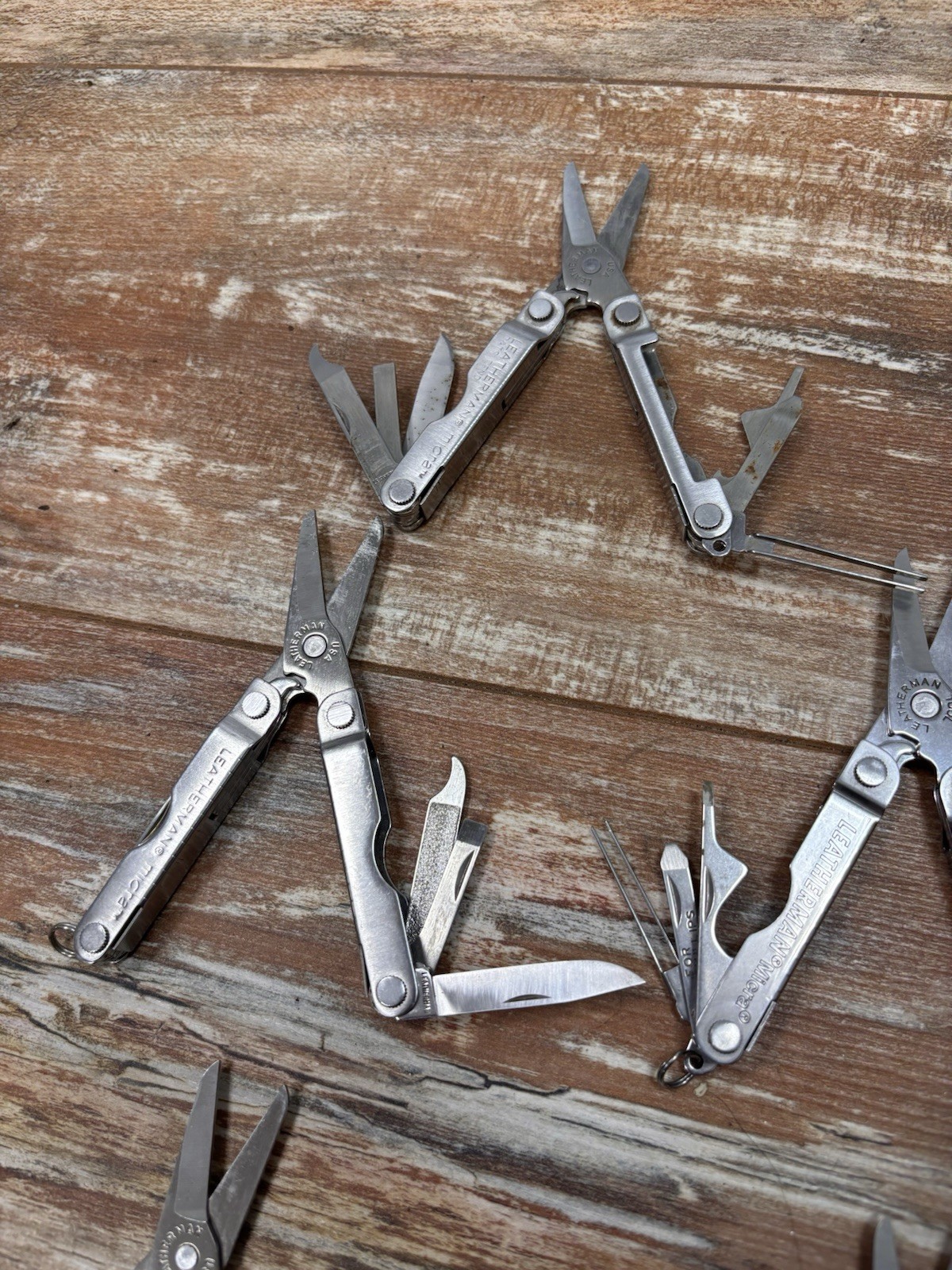 Leatherman Micra 8 Pack Multitools Stainless Scissors Knife Quantity 8x
