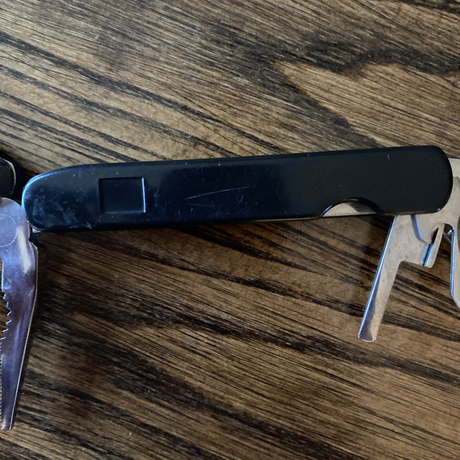 Multi-Tool Utility Pocket Knife Pliers File Ruler Screwdriver Bottle Opener