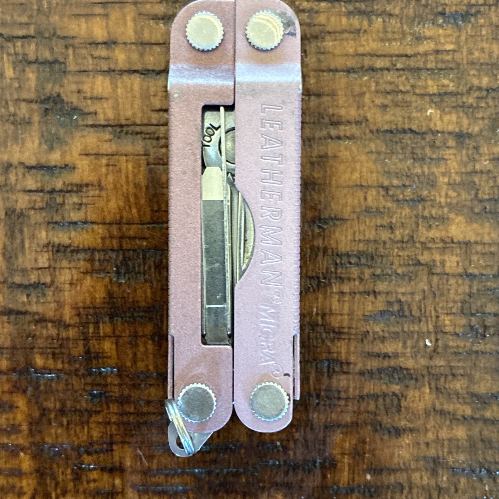 Leatherman Micra Heathered Blush 10 in 1 Multitool Anodized Aluminum – 02/24