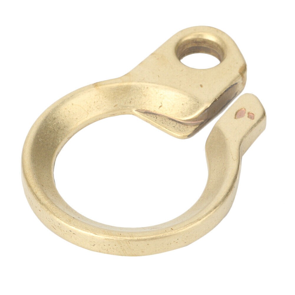 Gold Key Chain Carabiner Bottle Opener Tool EDC Outdoor Solid Brass New