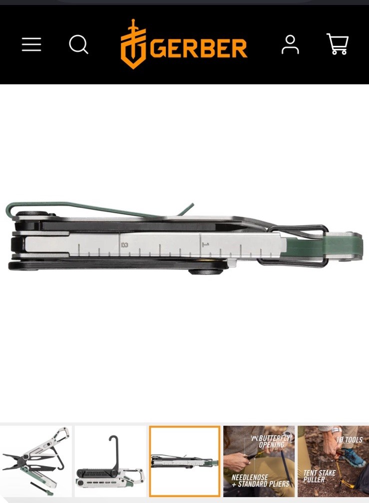 Genuine Gerber StakeOut Spark Baltic haze Multi Tool #8971124A – New W/Box