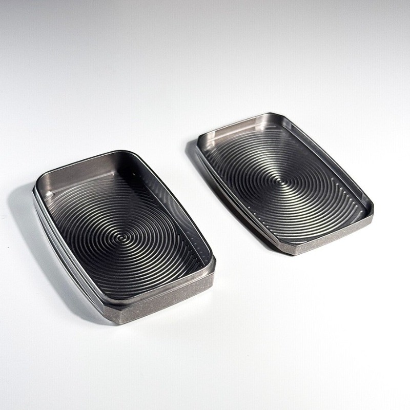 TC21 Titanium Alloy EDC Tool Storage Box 55x38x12mm