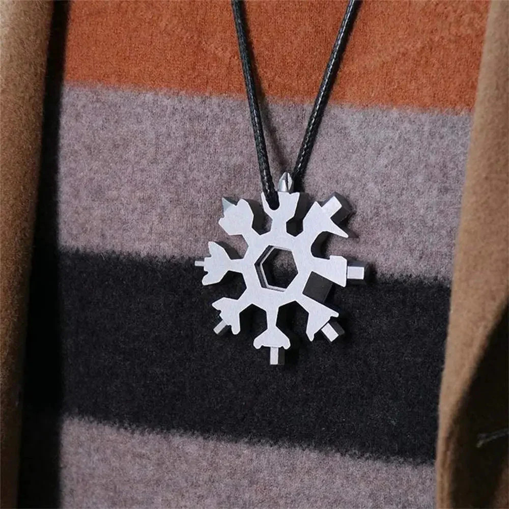 Titanforge™ Multi-Tool Snowflake — Your Pocket Power for Instant Fixes and Limit