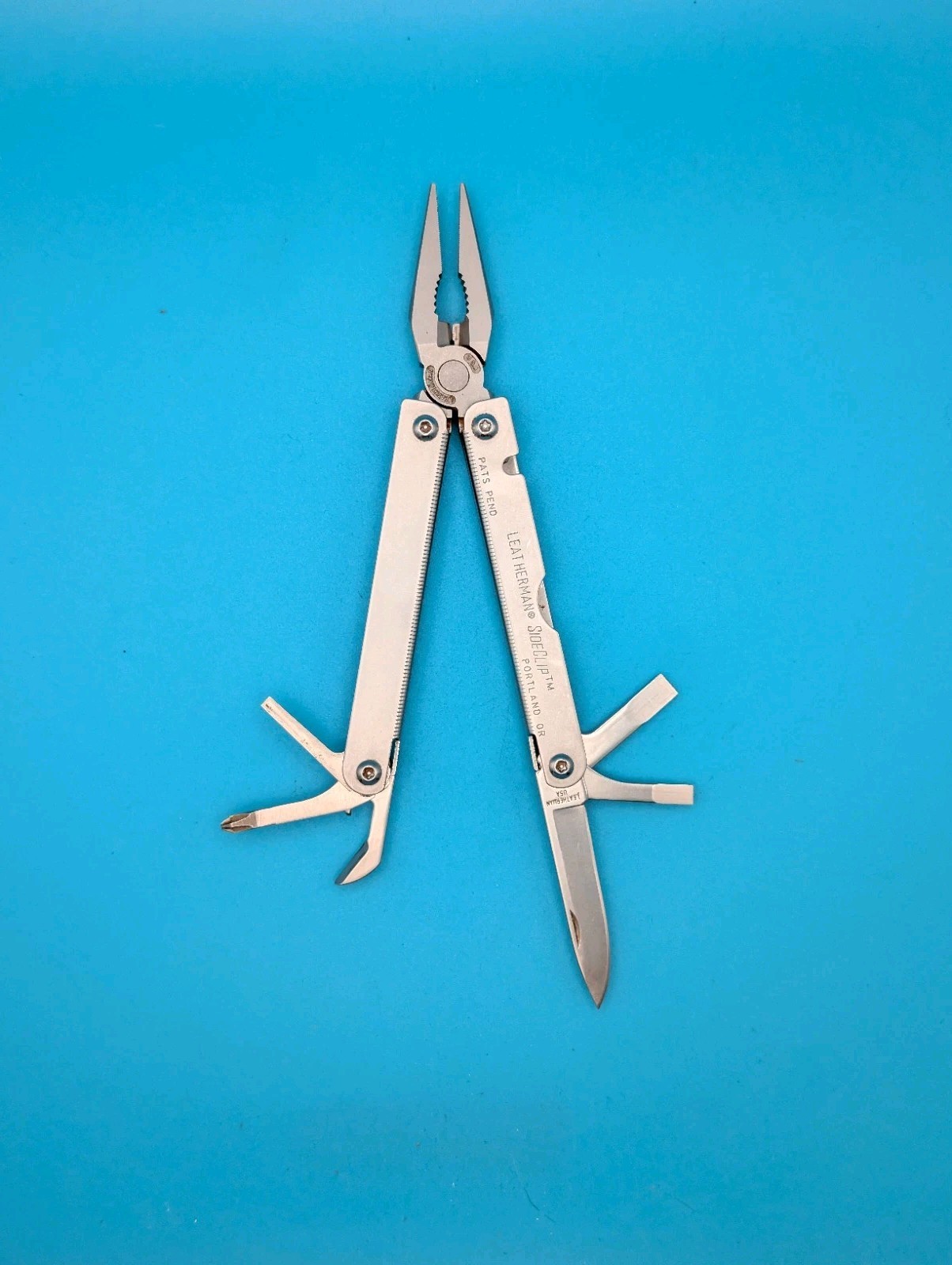 Leatherman SideClip Multi-Tool! With Sheath! 01/98 DATE STAMP! RARE!