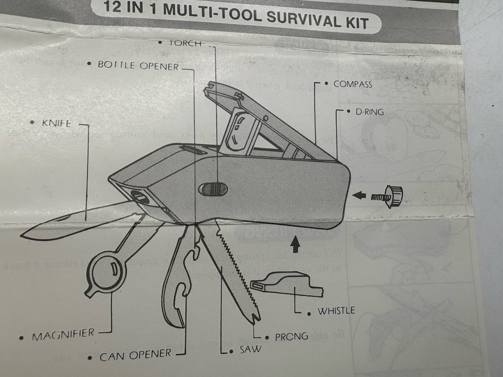 Gerber 12 In 1 Multi-tool Survival Kit (a10)