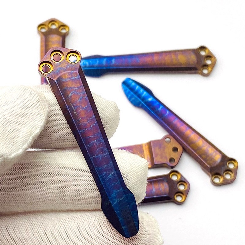 Titanium CNC Pocket Clip for Benchmade 551 Emerson CQC Knife DIY Upgrade