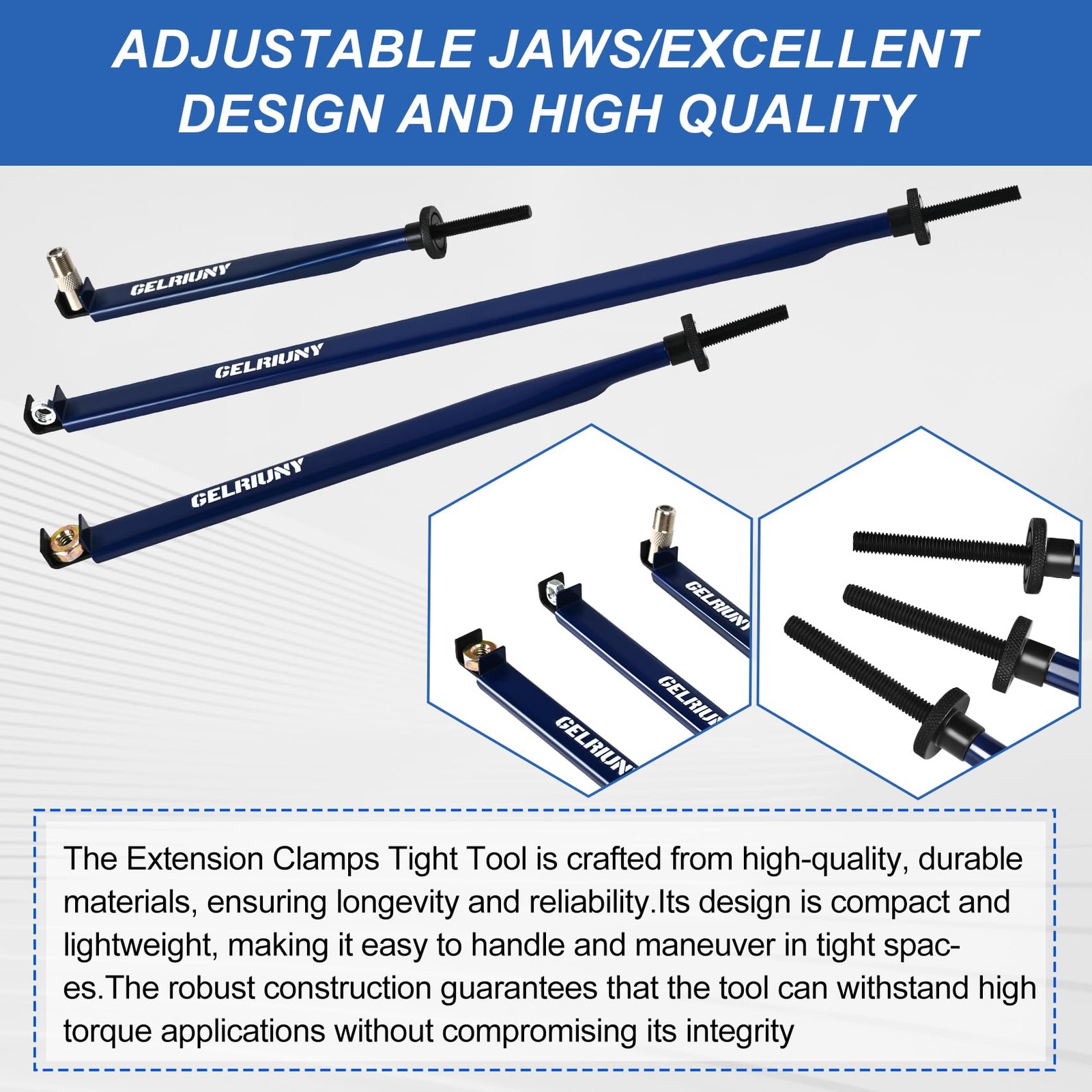 Extension Clamps 2026 Upgrade Adjustable Jaws 3 Lengths – Versatile Vise Grip