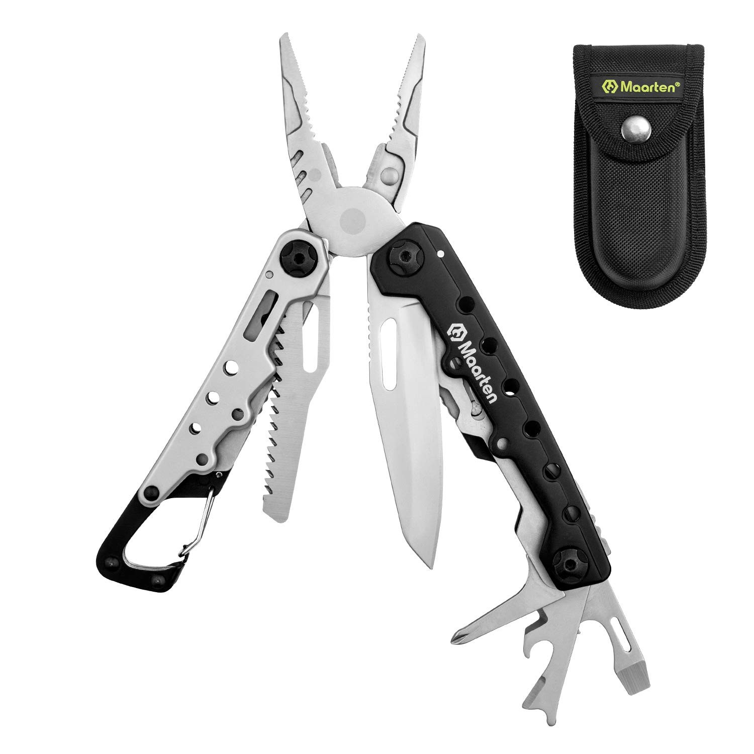 Lightweight Multitool Pliers, 11 in 1 Suspension Multi-Plier with Carabiner, …