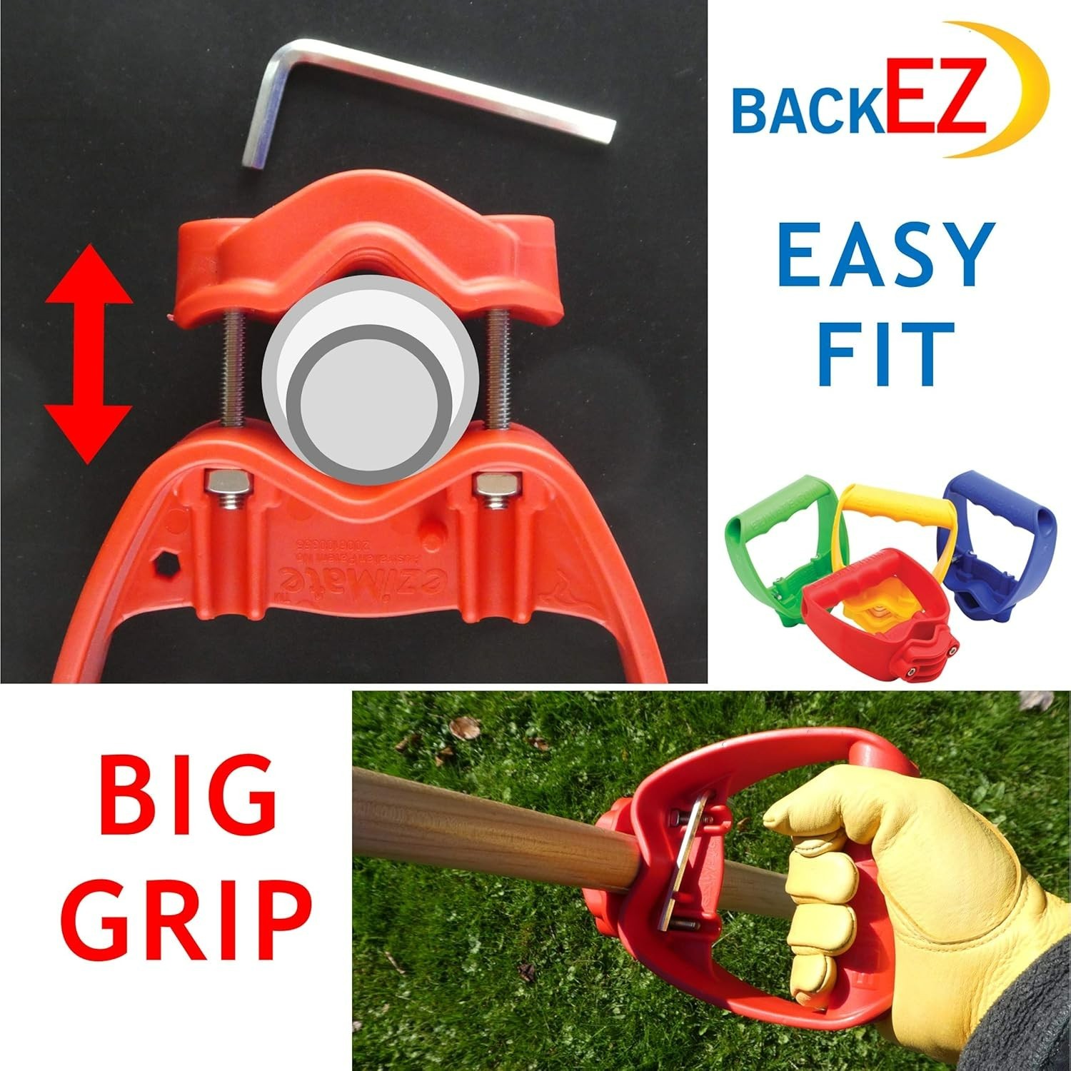 Universal Ergonomic Handle for Garden Tools – Reduced Strain, Enhanced Comfort