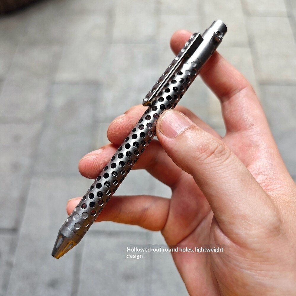 Sign pen Titanium Alloy Mechanical Pen with EDC Glass Breaker Multi Tool