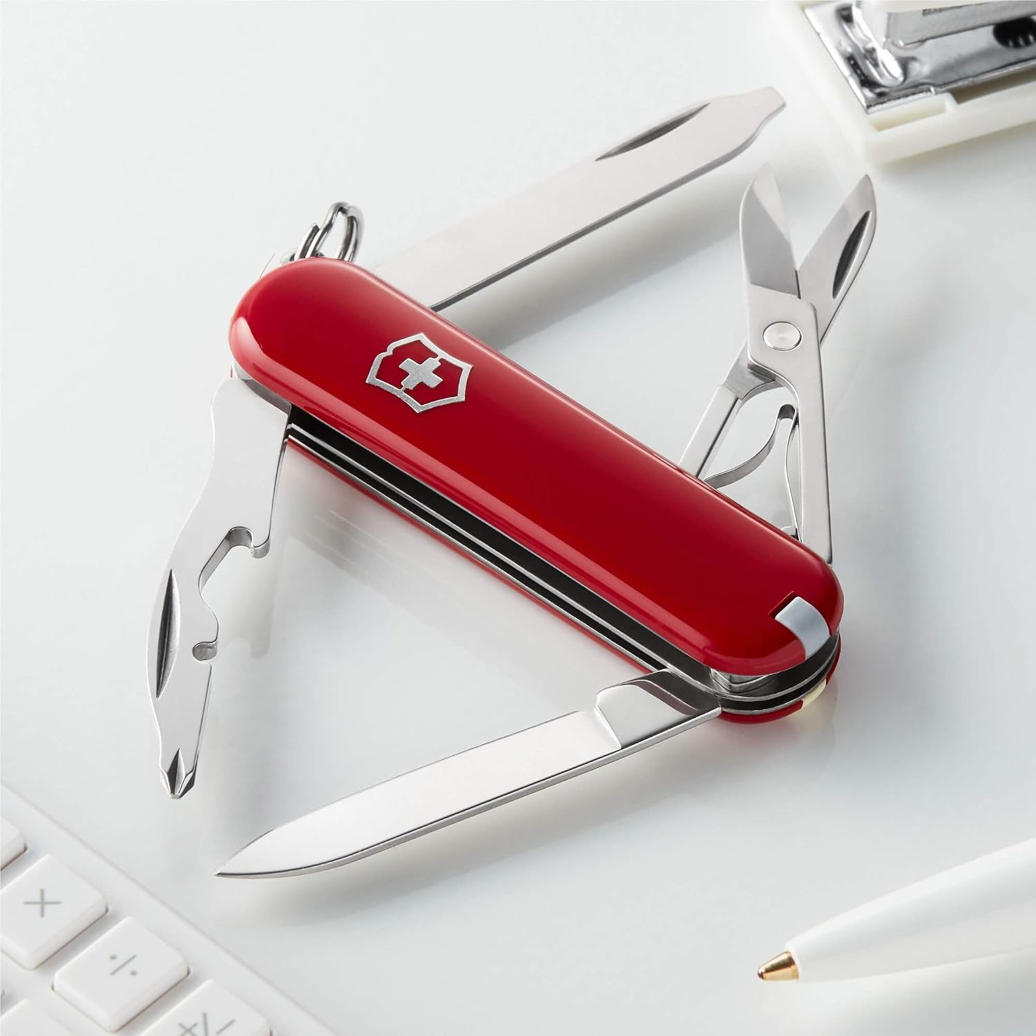 Multitool Pocket Knife With Magnetic Screwdriver And Scissors Everyday Carry