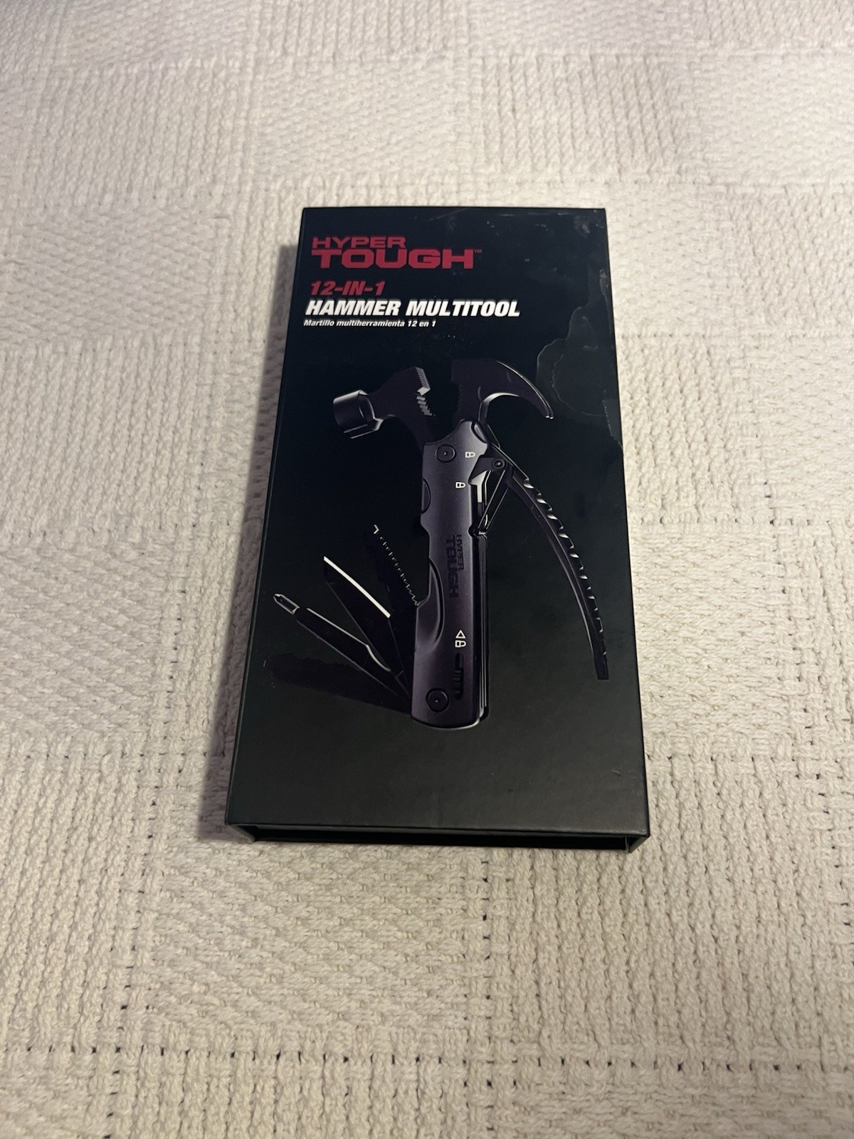 Hyper Tough 12-in-1 Hammer Multitool Black Model 42865 – New Open Box