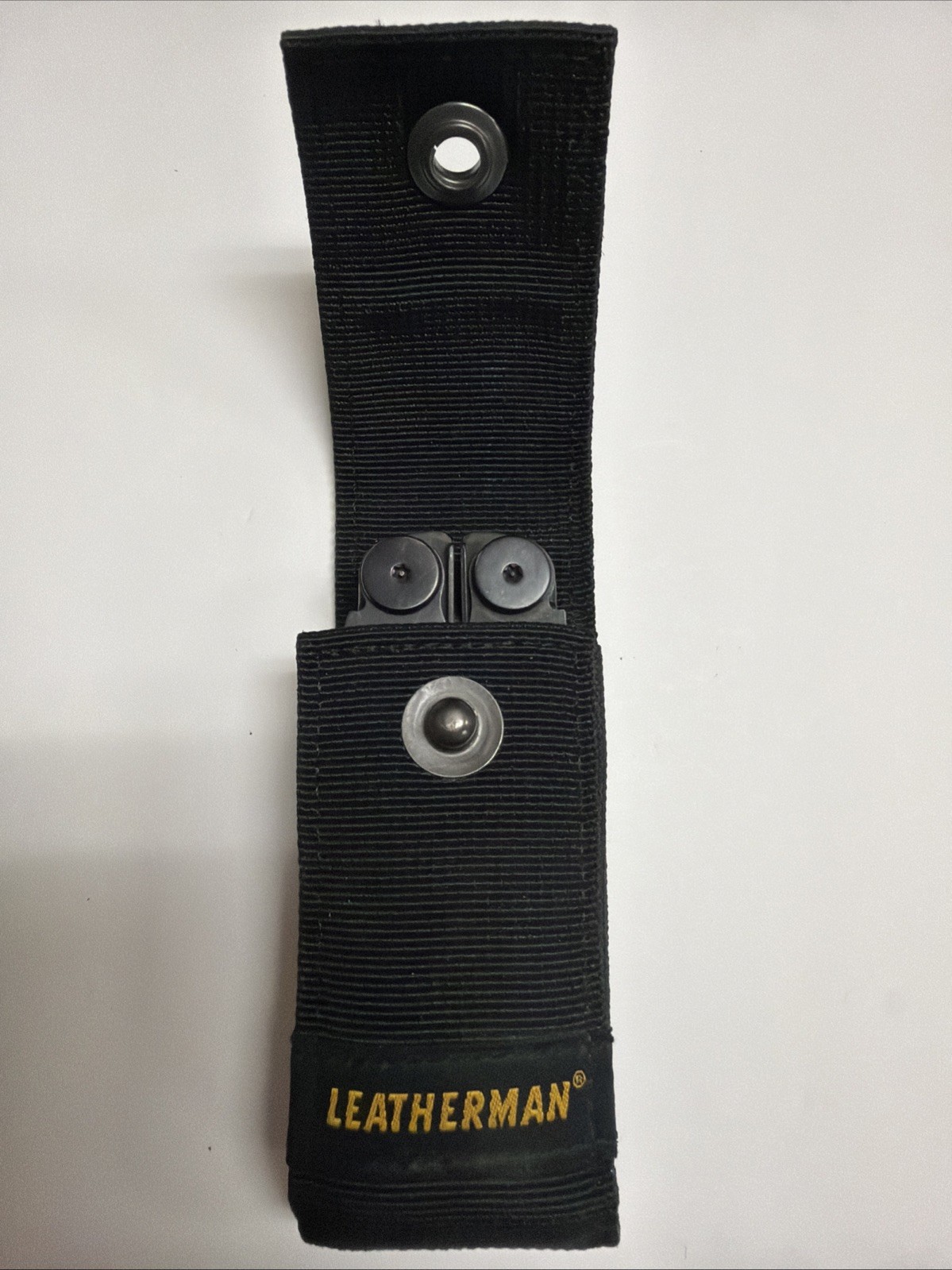 Leatherman Wave+ Plus 18-In-1 Black Oxide Multi-Tool Pliers 1-hand open w Sheath