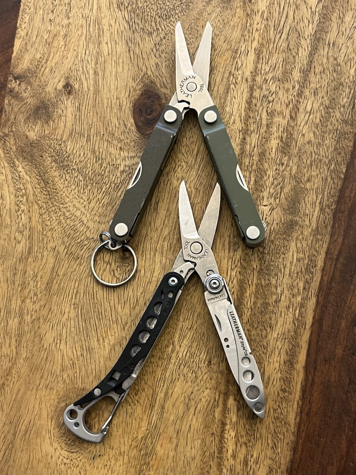 Retired Leatherman Style CS & MICRA Multi Tool Knife Excellent Cond. (Lot Of 2)