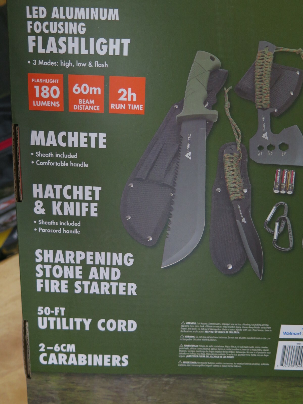 ✅ OZARK TRAIL 12 – PIECE CAMPING TOOL SET – GREEN – NEW HUNTING SURVIVAL