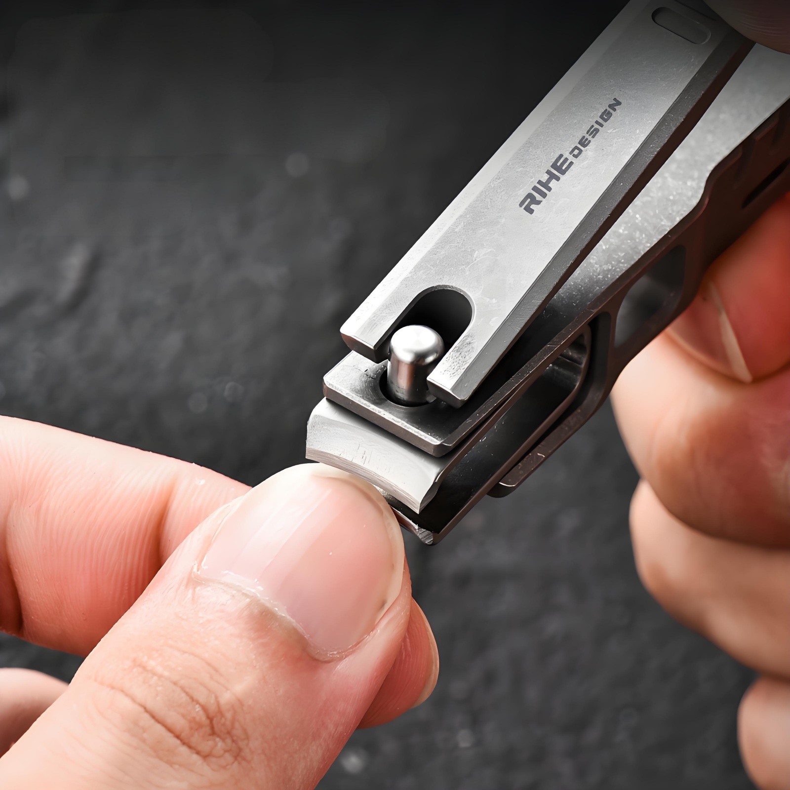 Titanium Alloy Nail Clippers EDC Bottle Opener Buckle File Portable Durable