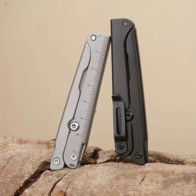 Portable Folding Scissors Stainless Steel Outdoor Survival Tool Camping Fishing