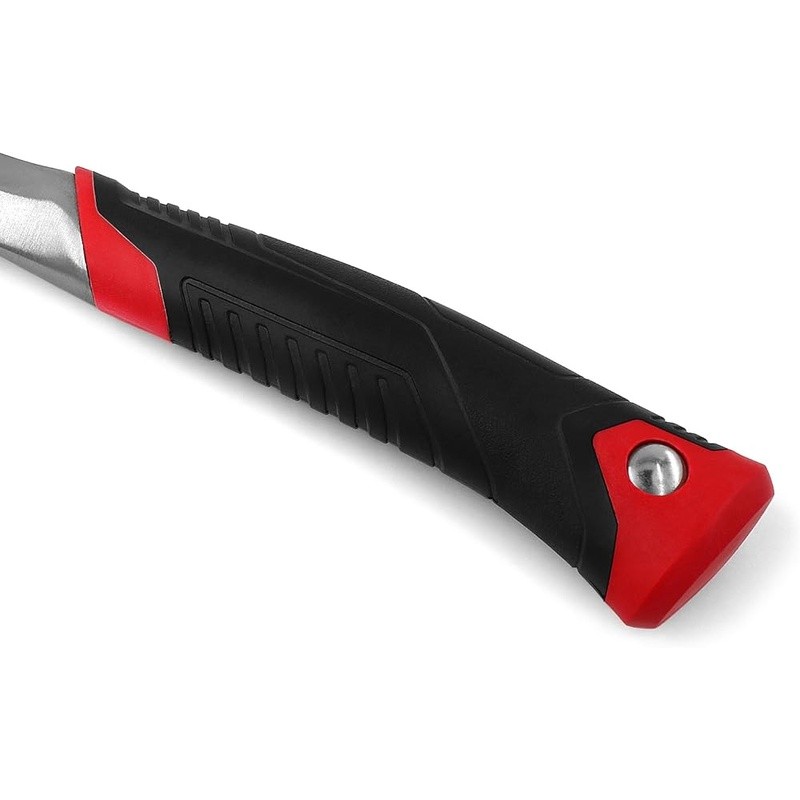 Compact Hatchet Heavy Duty Camping Tool Ergonomic Grip Forged Steel Sheath New