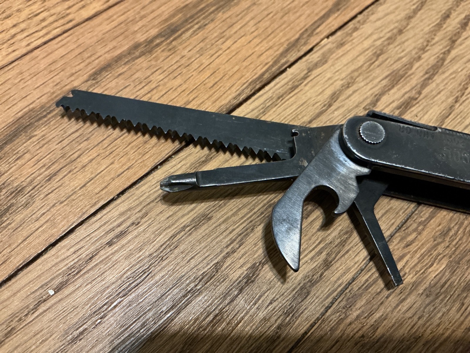Leatherman Super Tool black oxide with leather sheath, USA made, original