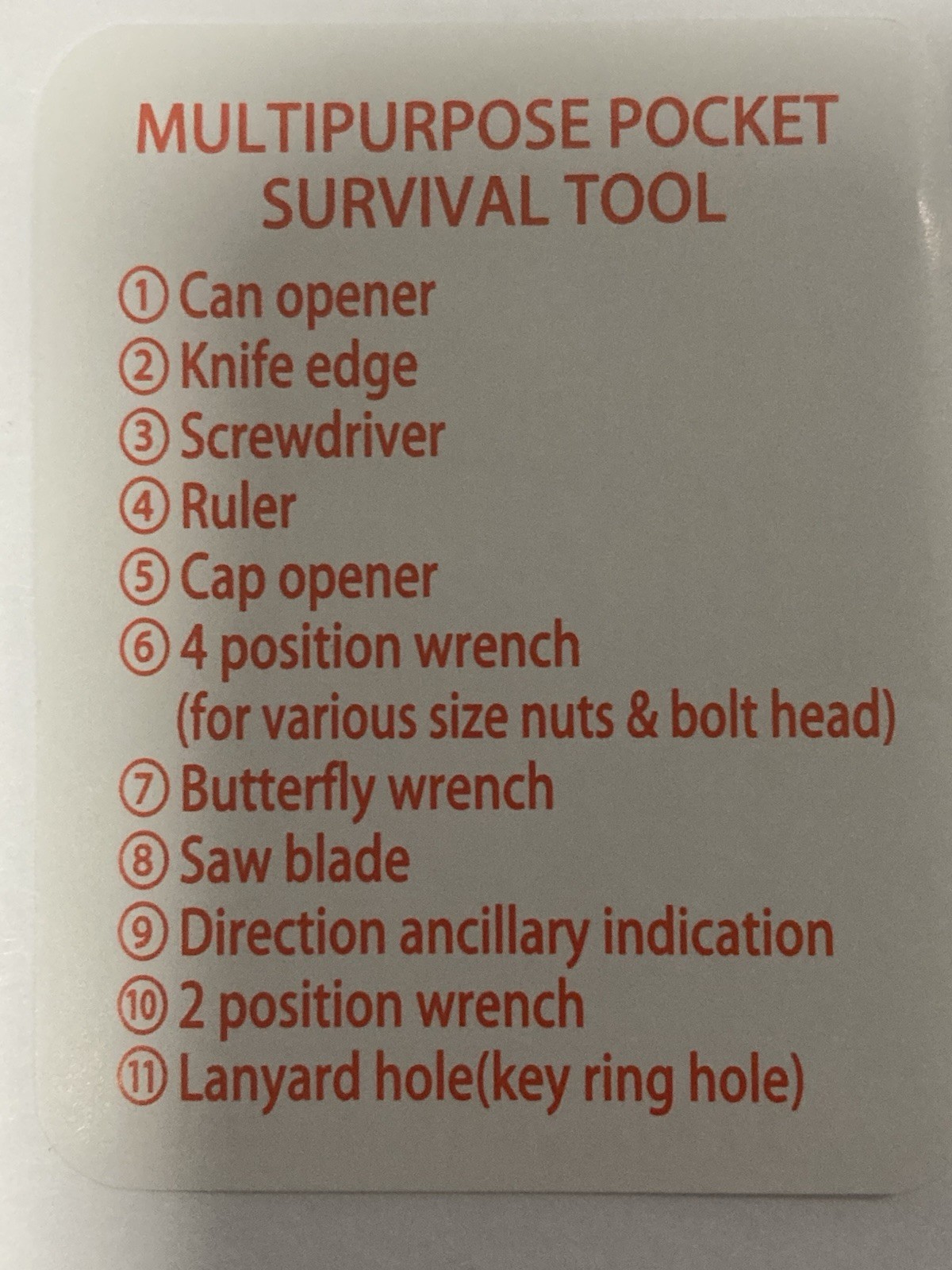 2 Pocket Survival Multi-Tool Key Stainless Steel , Bottle Opener campng hiking