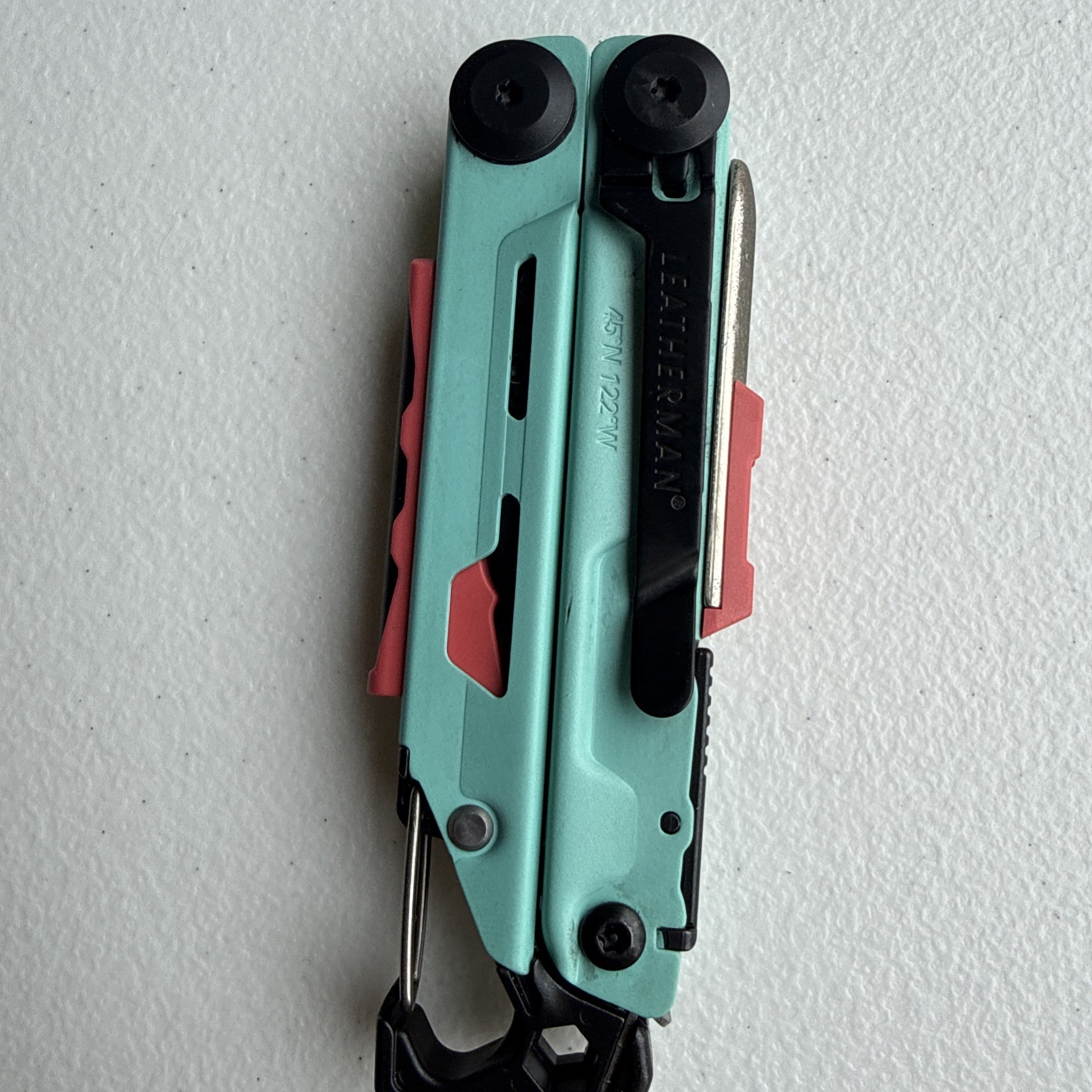 Retired Leatherman SIGNAL Multi-Tool Aqua/Black Oxide
