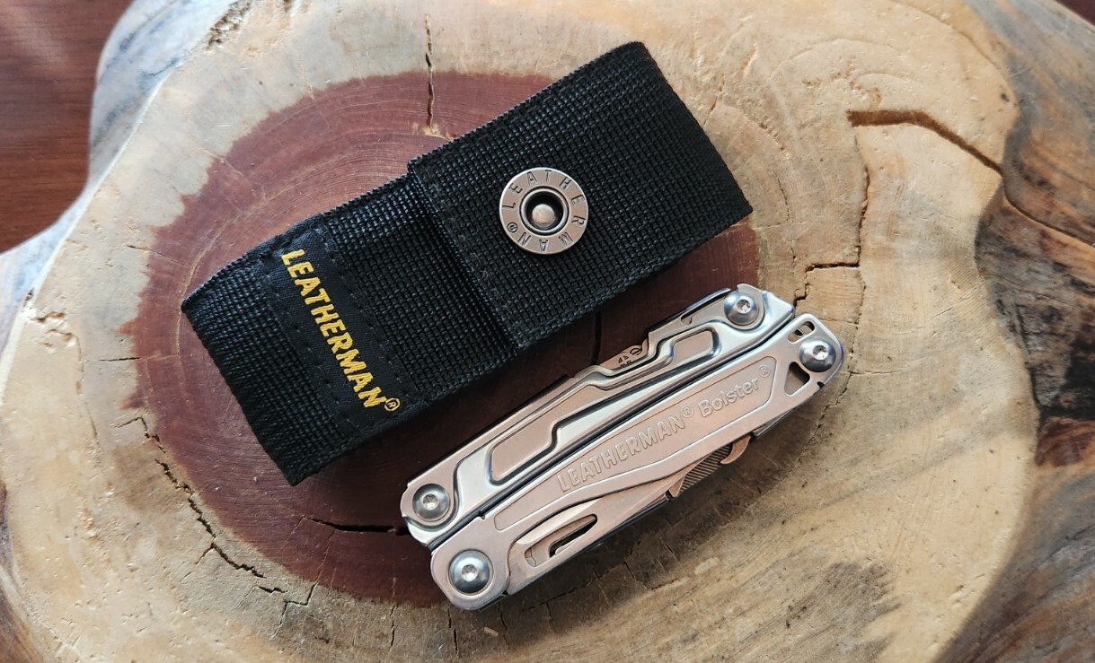 Leatherman Bolster Multi-Tool, Knife, Pliers w/Nylon Sheath – Great T89