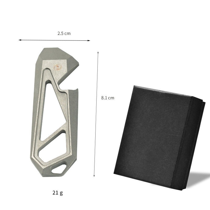 Titan Alloy Pocket Pry Bar Crowbar Portable Outdoor EDC Multi Tools