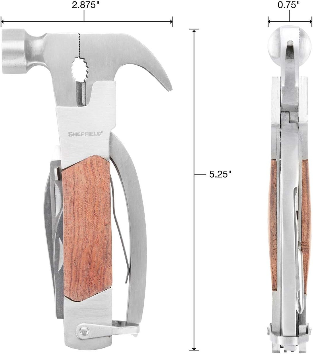 All-in-One 14-in-1 Hammer Multi Tool for Home Repair & Outdoor Adventures