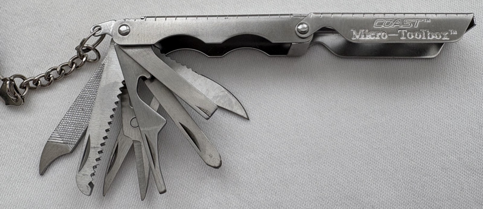 COAST MICRO TOOLBOX – Mutli Tool Knife Scissors File Bottle Opener Screwdriver