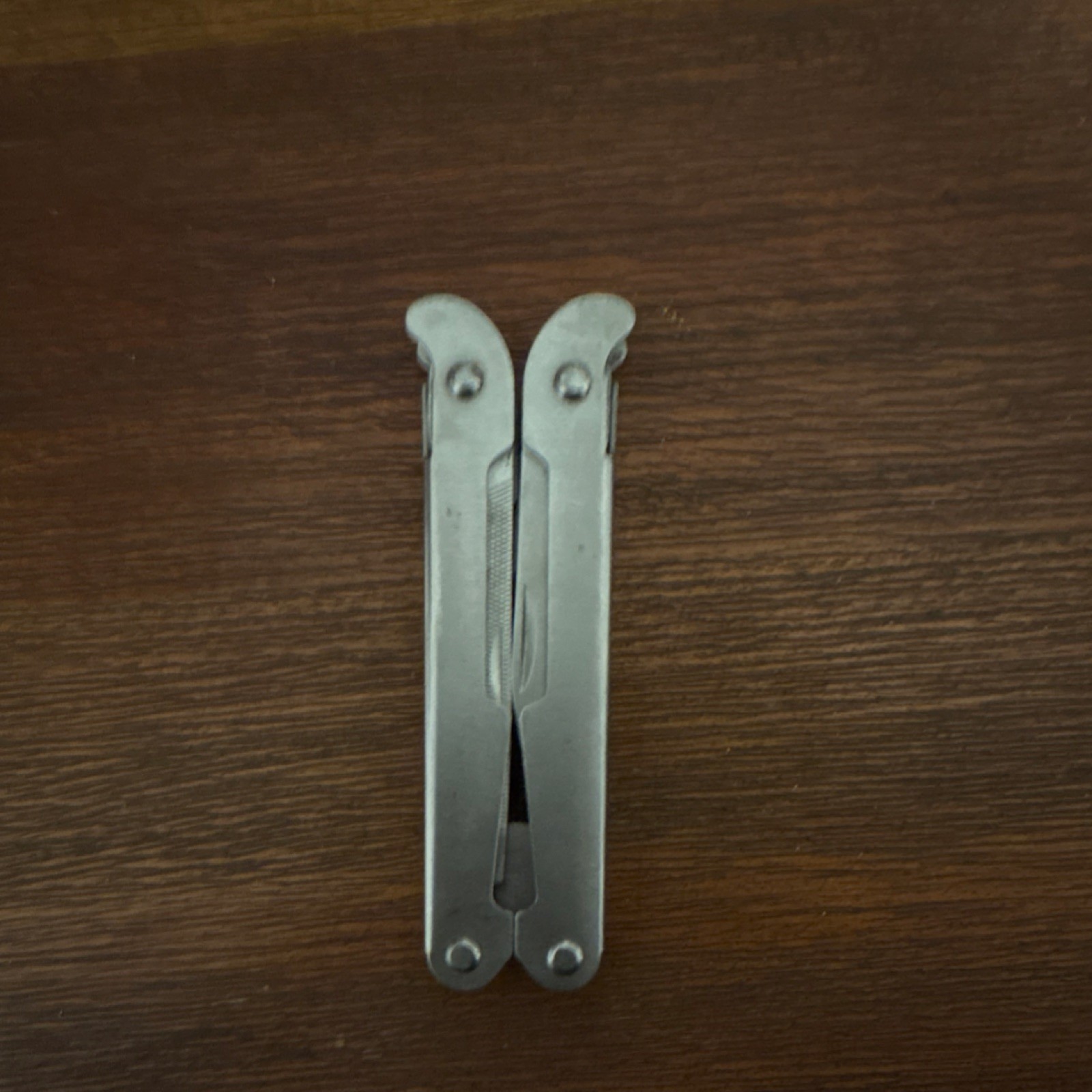 Silver Stainless Steel Multi-Tool Pliers Straight Edge Blade Camping Tool