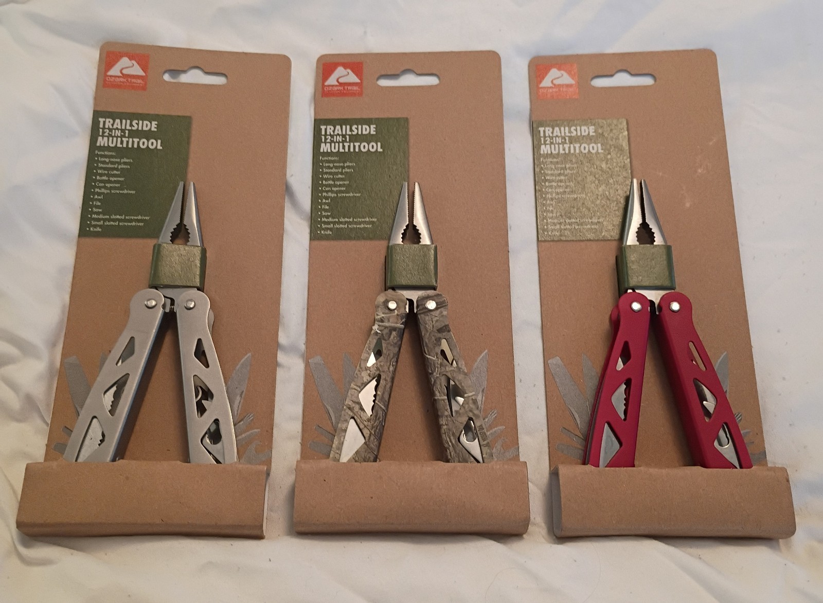 ⭐ BRAND NEW!!! (3) OZARK TRAIL 12-IN-1 MULTITOOLS ⭐